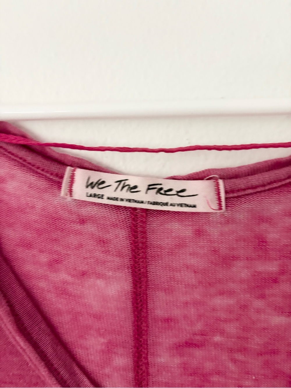 We The Free Lovebird Pink Sammie Swing Trapeze Short Sleeve Tee Size Large - Picture 7 of 9